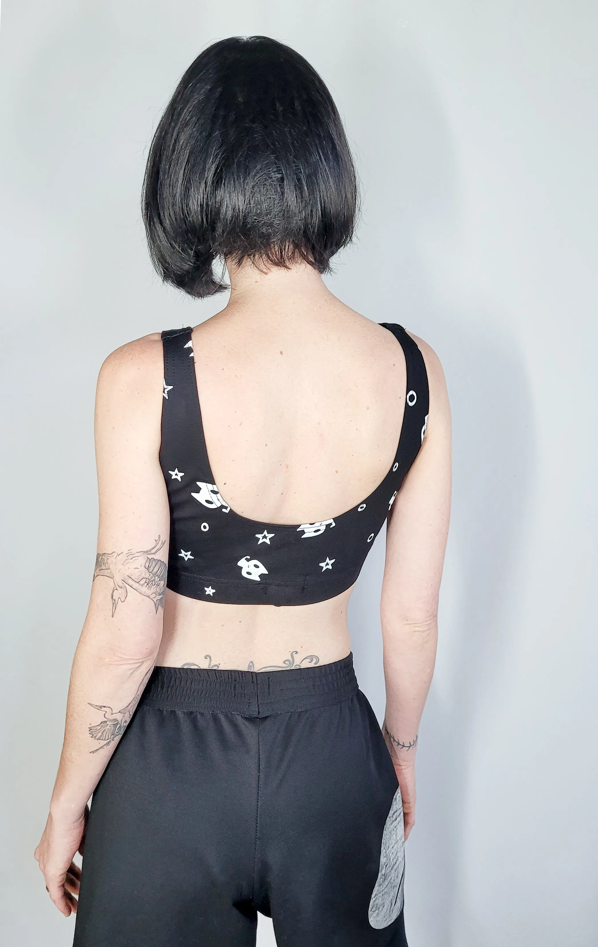 The meow! Cat print sport bra