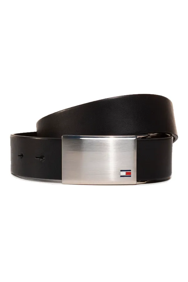 Tommy Hilfiger Plaque Belt 3.5 Black