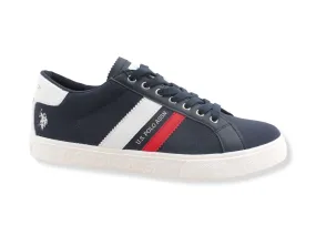 U.S. POLO ASSN. Sneaker Canvas Ecolthr Logo Dark Blue MARCX002