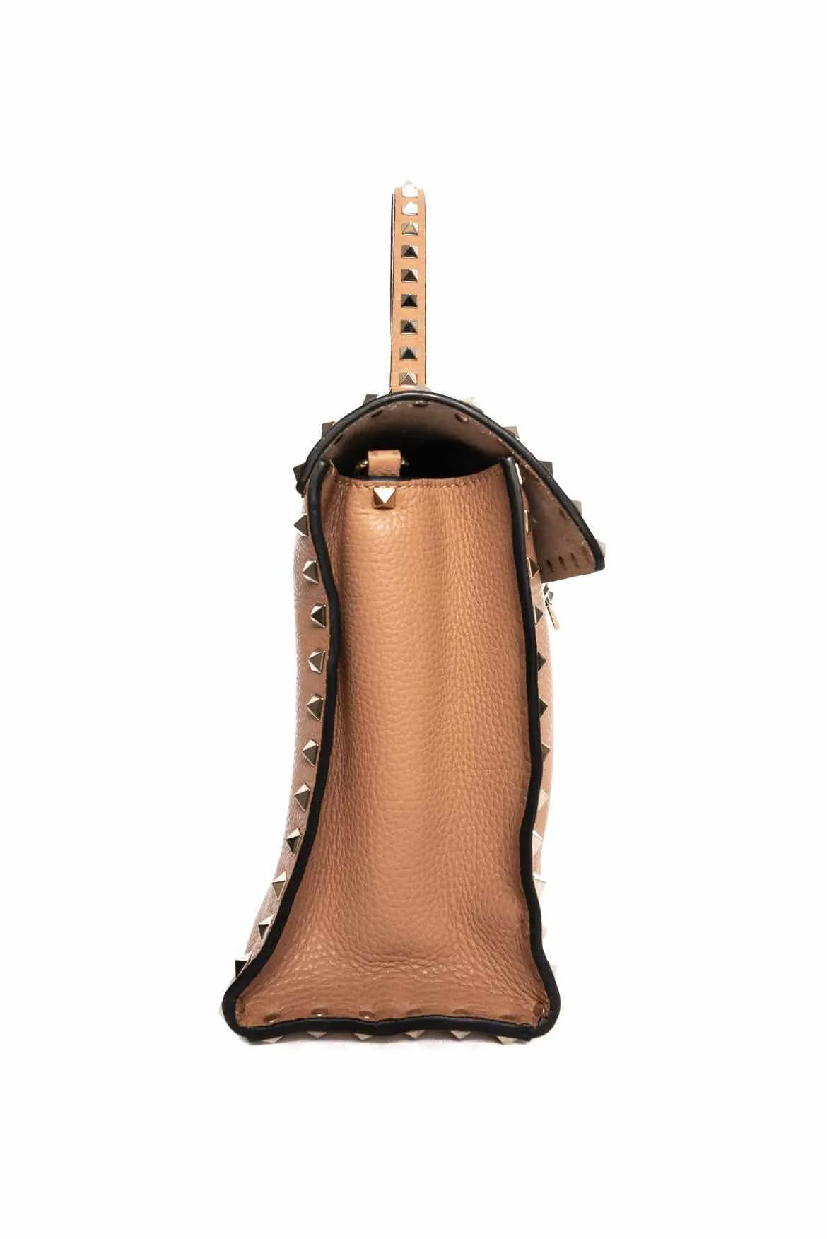 Valentino Rockstud Medium Top Handle Purse