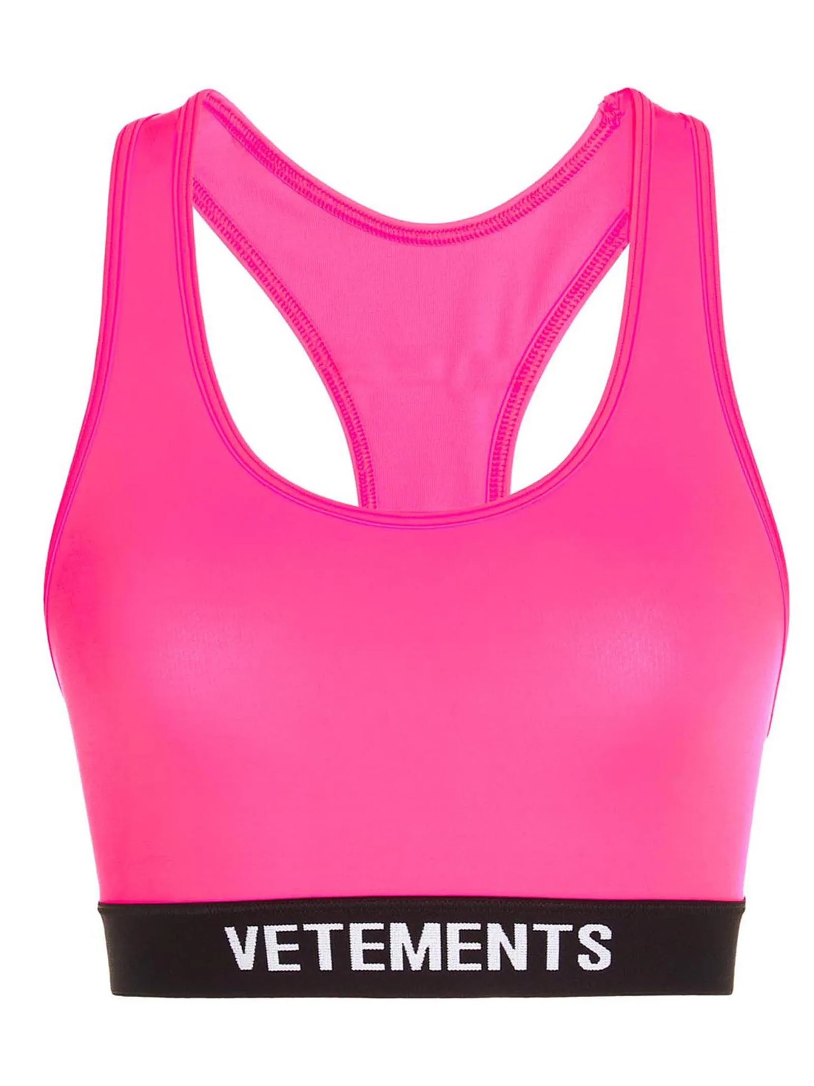 Vetements Logo Band Racer-Back Sport Bra