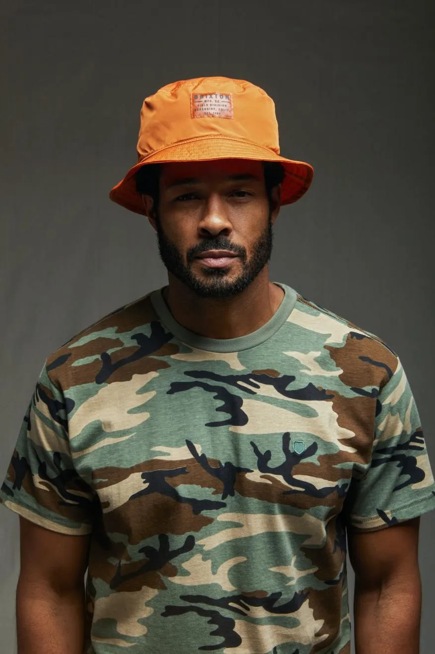 Vintage Nylon Packable Bucket Hat - Paradise Orange