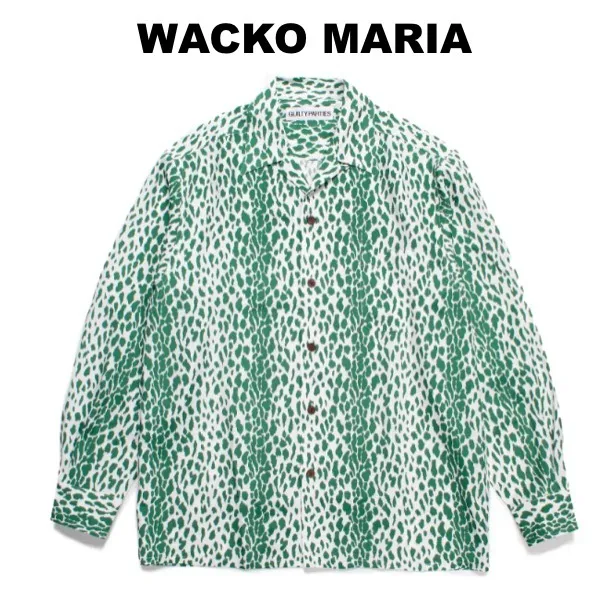 WACKO MARIA  |Leopard Patterns Street Style Long Sleeves Shirts