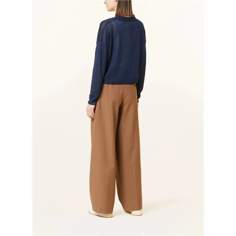 Weekend Max Mara  |Casual Style Linen Long Sleeves Plain Office Style