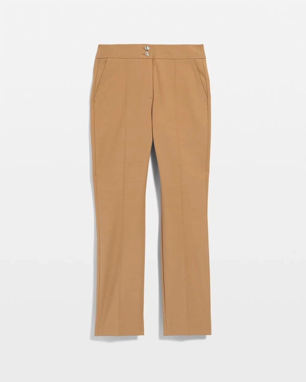 WHBM® High-Rise Straight Leg Woven Pants