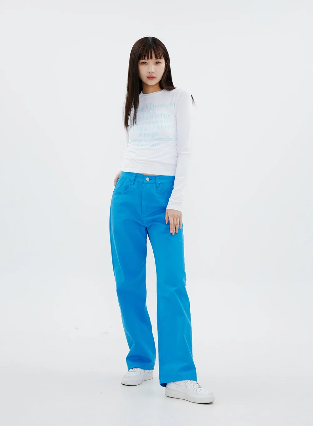 Wide Leg Cotton Pants CM16