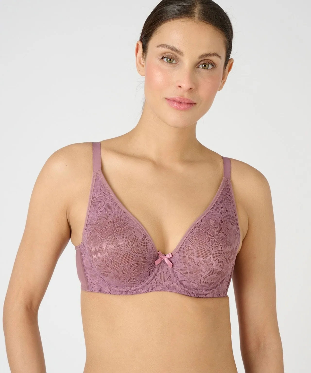 Wired Lace Minimiser Bra