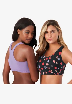 Wireless Sport Bra 2-Pack