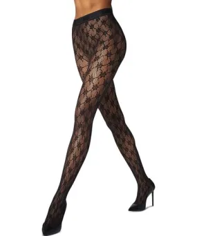 Wolford Rose Net Tights