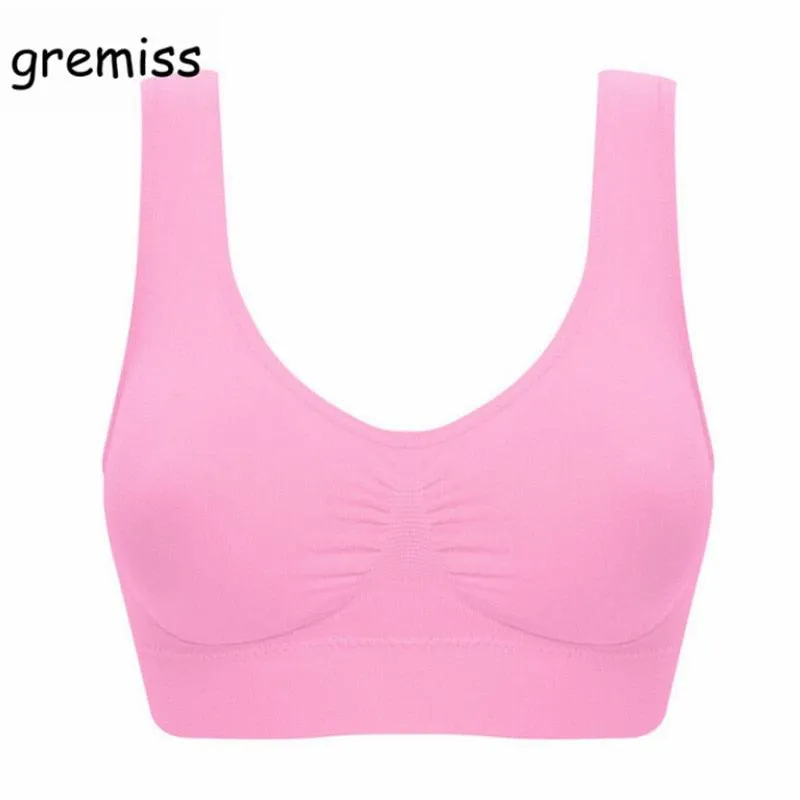 Womens Sport Bra Fitness Yoga Running Vest Crop Top