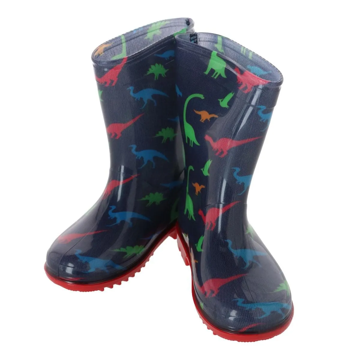 Wootie Toddler Boy's Dinosaur Waterproof Rain Boots