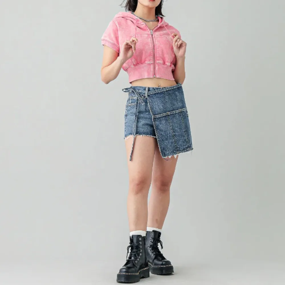 X-girl  |Street Style Plain Cotton Short Sleeves Logo Skater Style