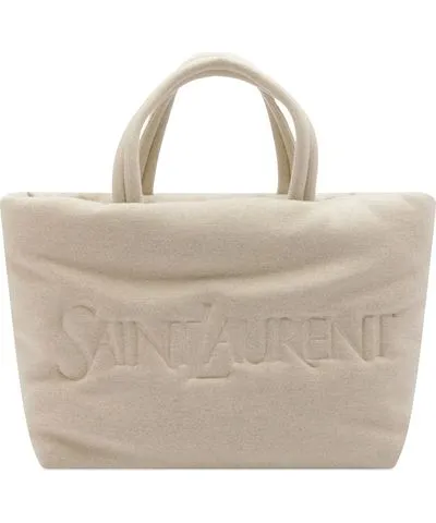 Yves Saint Laurent Men's Embossed Tote Bag